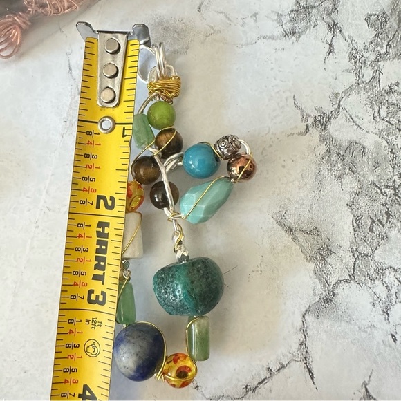 Colorful Beaded Women's Necklace Pendant 1600 Y - Picture 3 of 10